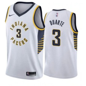 Camiseta Hombre NBA Indiana Pacers Chris Duarte 3 2022-23 Nike Association Edition Blanco Swingman